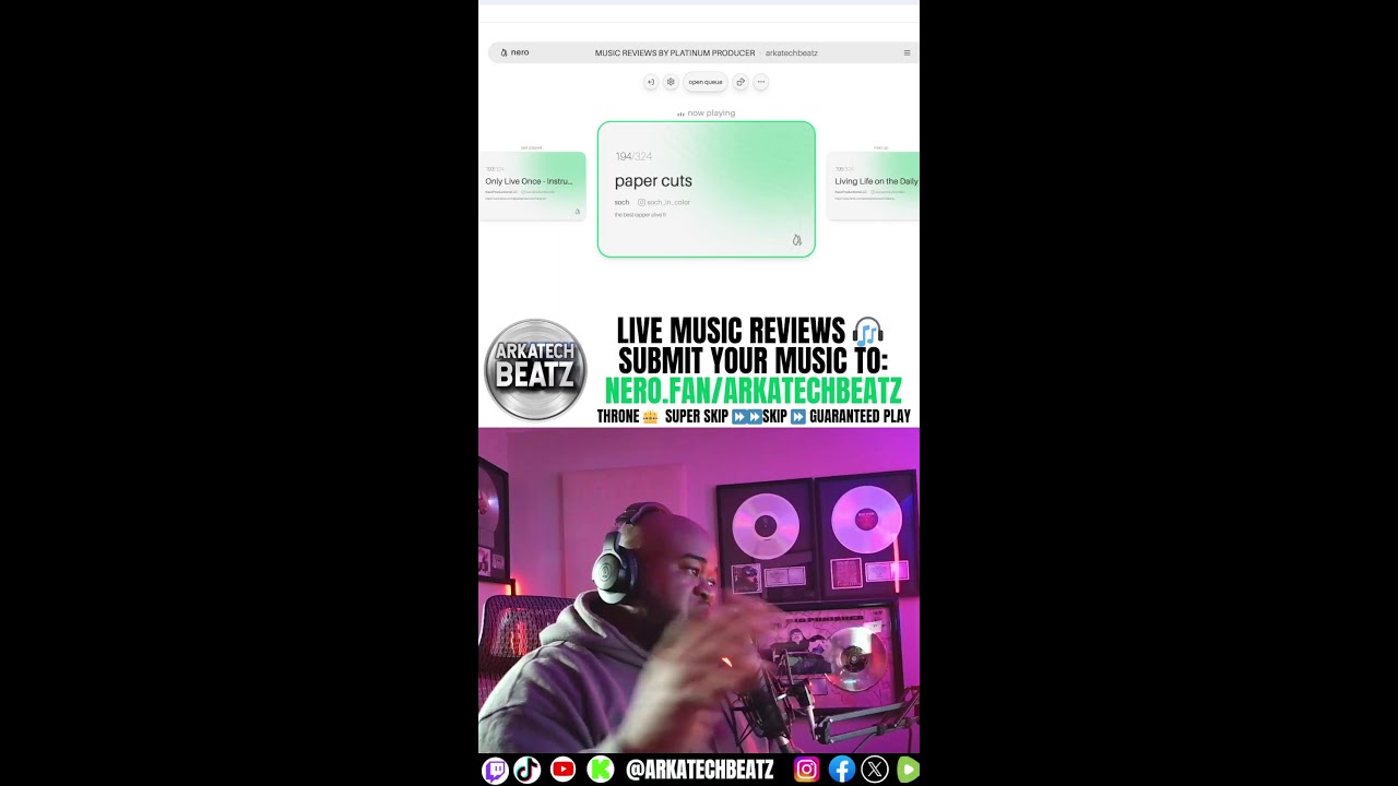 Max B Producer: LIVE MUSIC REVIEWS - SUBMIT YOUR BEATS & SONGS NOW (Portrait)