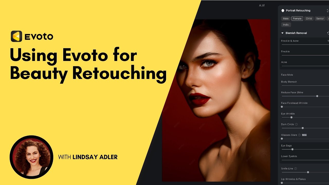 My Beauty Retouching Workflow using Evoto