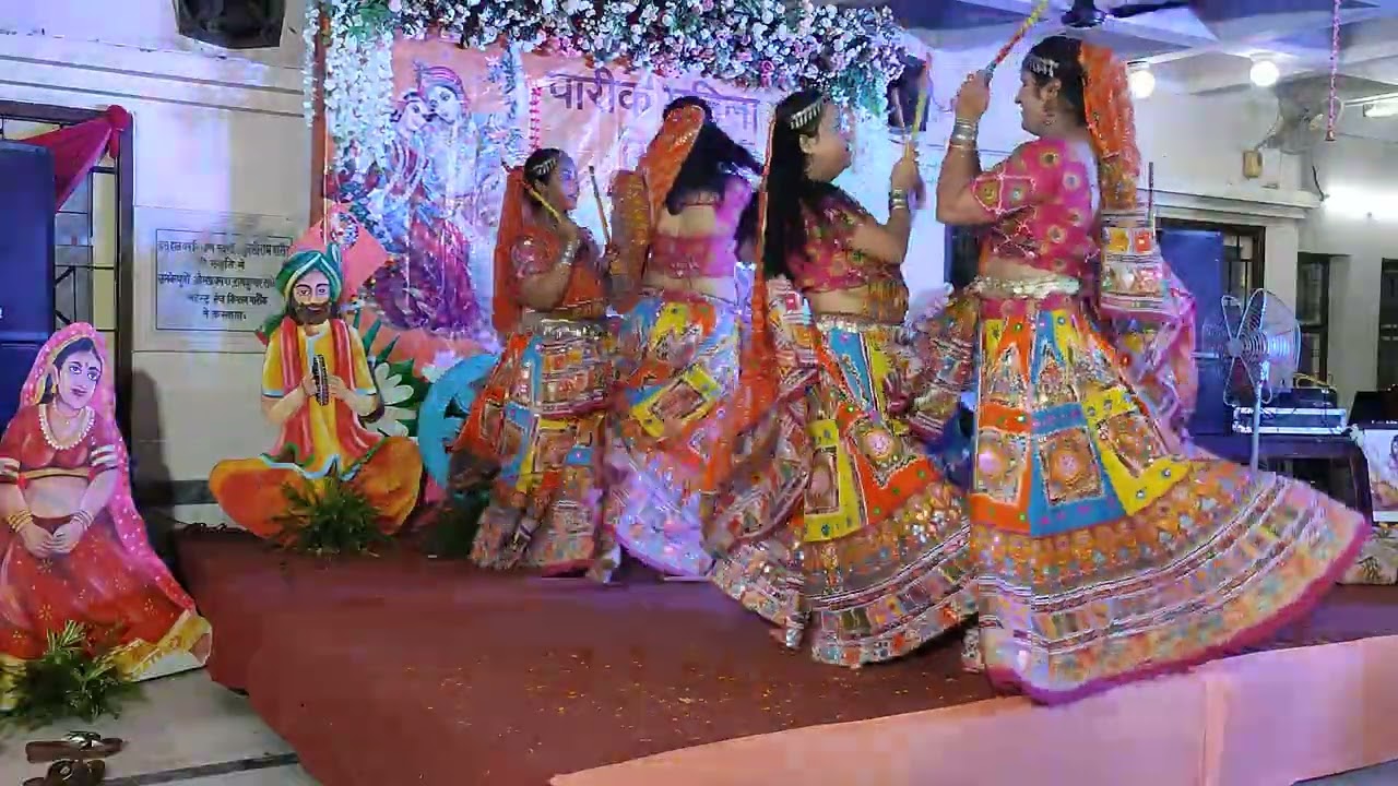 ghunghat me chand hoga dandiya dance#dandiyasteps #groupdance #haryaliteejgroupdance