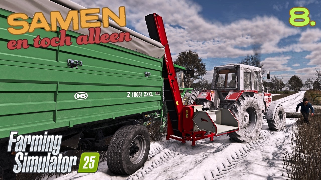 Samen en toch alleen | 8 | WINTERSE WERELD | Farming Simulator 25 (Nederlands) | #fs25 #ls25