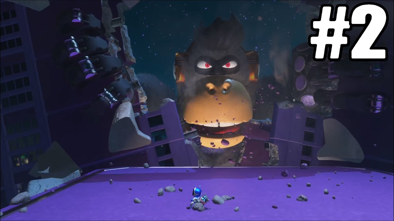 Gorillan förstör staden -Astro Bot #2