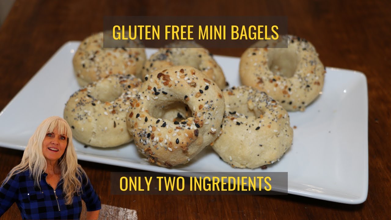 GLUTEN FREE MINI BAGELS / ONLY TWO INGREDIENTS!