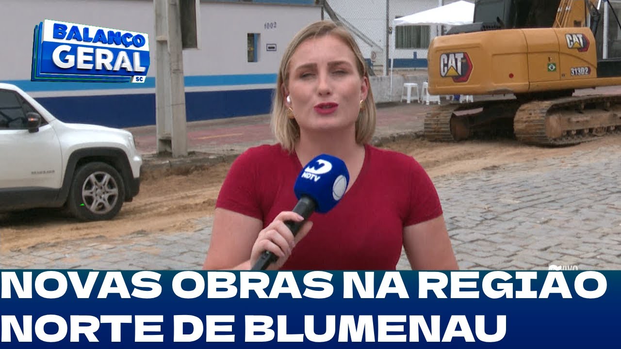 Infraestrutura: novas obras na região norte de Blumenau