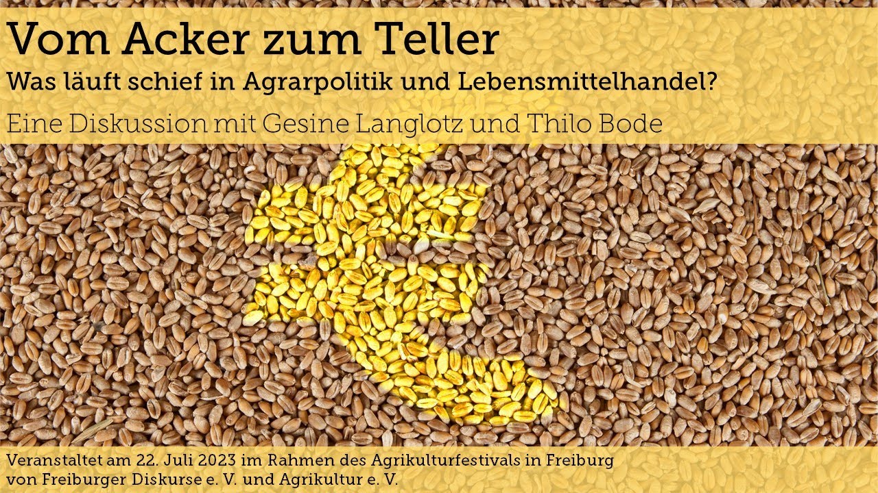 Vom Acker zum Teller. Was l&auml;uft schief in Agrarpolitik und Lebensmittelhandel?
