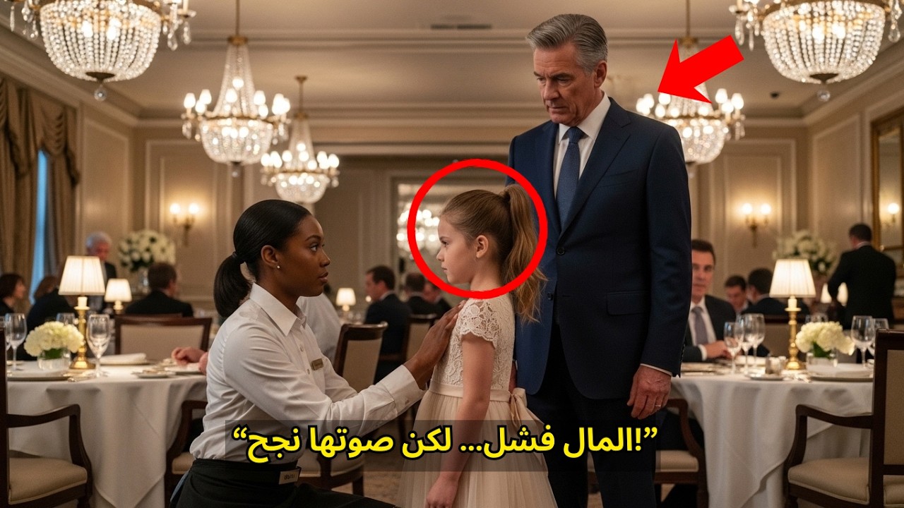 لياردير يكتشف نادلة سمراء تُعلّم ابنته الكفيفة الغناء… وما حدث بعدها غيّر حياته للأبد