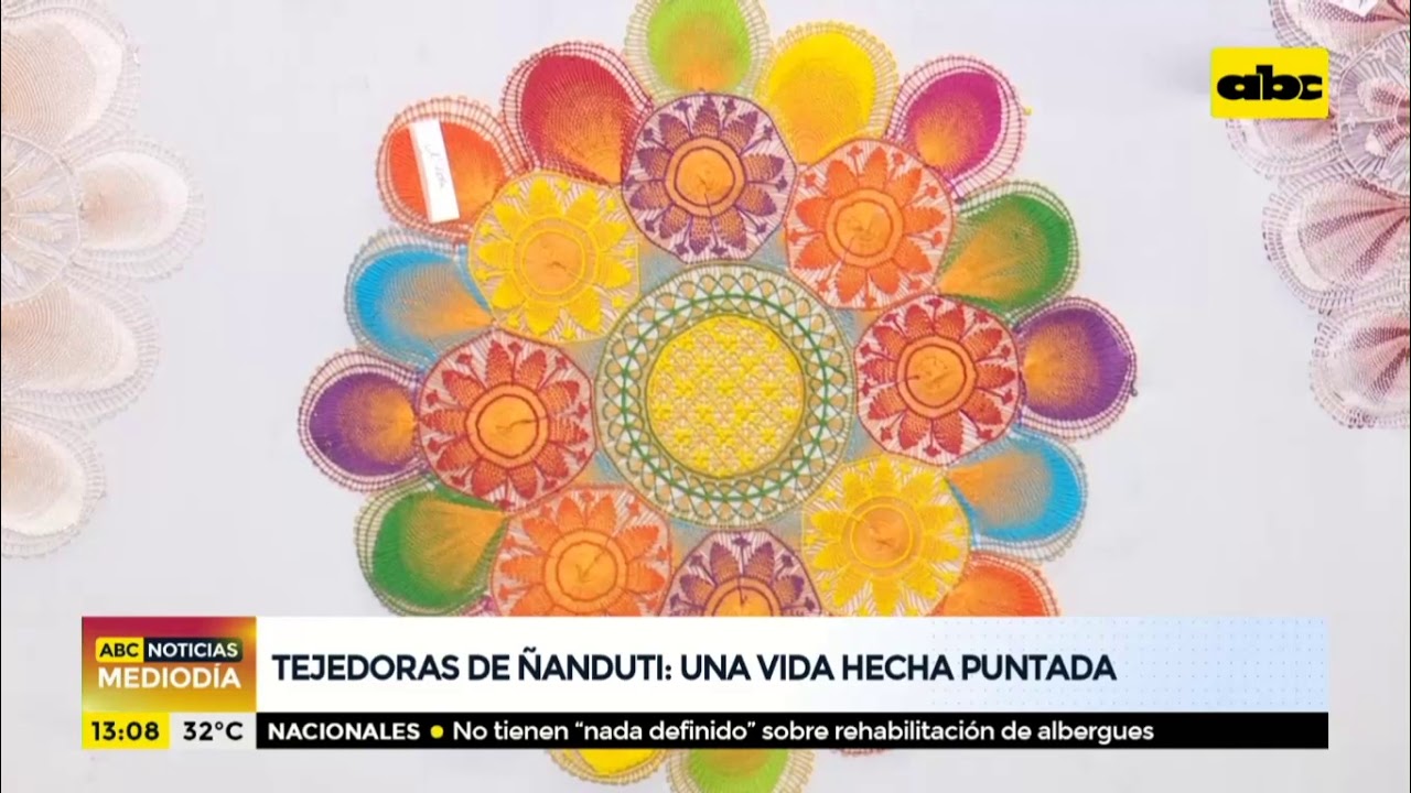 Tejedoras de ñanduti: una vida hecha puntada