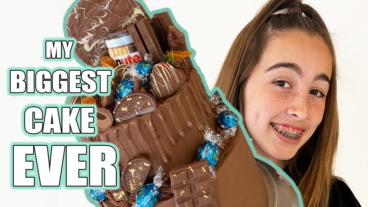 My BIGGEST Cake EVER | Baking | Lilybakes