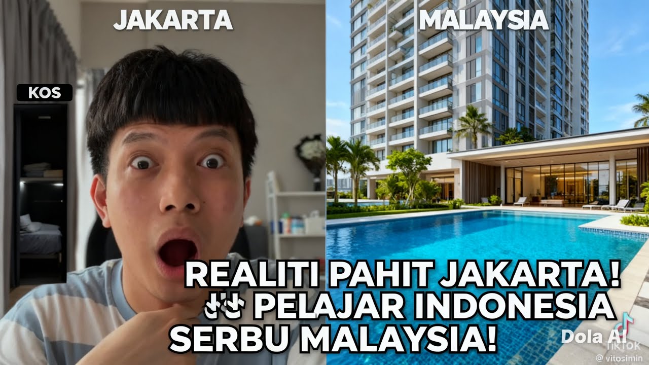  DUIT INDONESIA TAK LAKU?! 😱 Pelajar Indonesia SHOCK: Sewa Kondo KL Lagi Murah Dari Kos Jakarta!