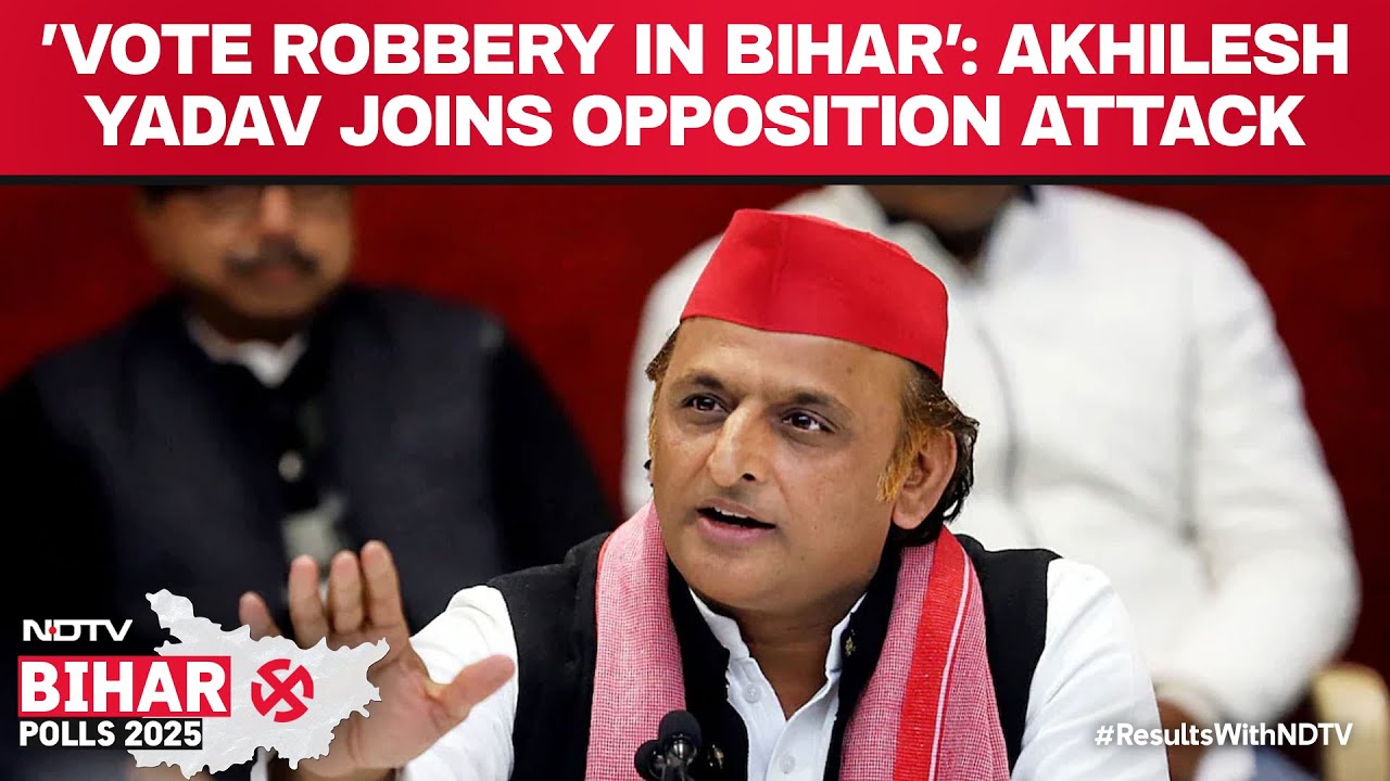 Bihar Elections Result | 'Vote Robbery In Bihar': Akhilesh Yadav Joins Opposition Attack