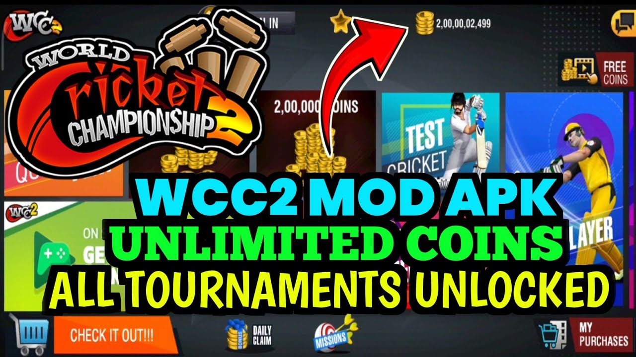 WCC2 Mod APK v5.3🔥 | Unlimited Coins & Everything Unlocked 🎮 | NPL 2024 Unlocked 🏏