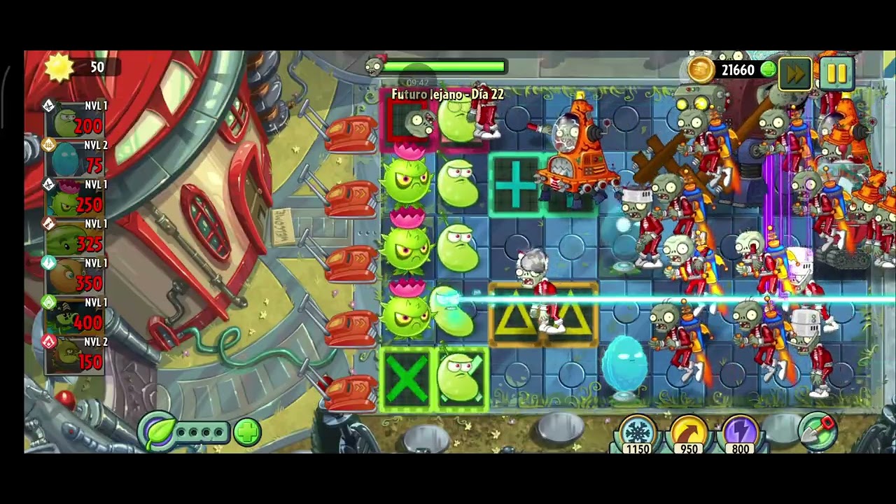 Plants vs. Zombies 2: It's About Time Gameplay 
