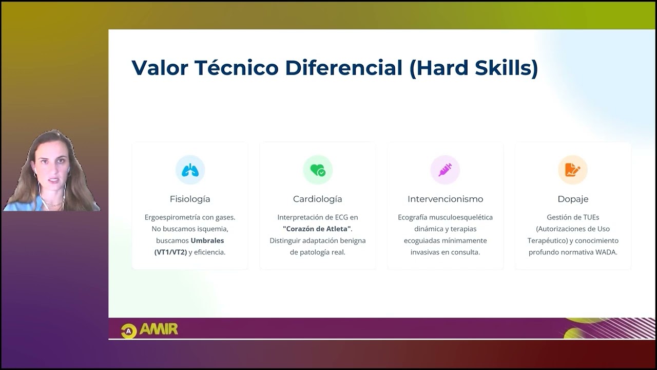 Webinar | Introducción a la Medicina del Deporte y salidas profesionales en España | AMIR