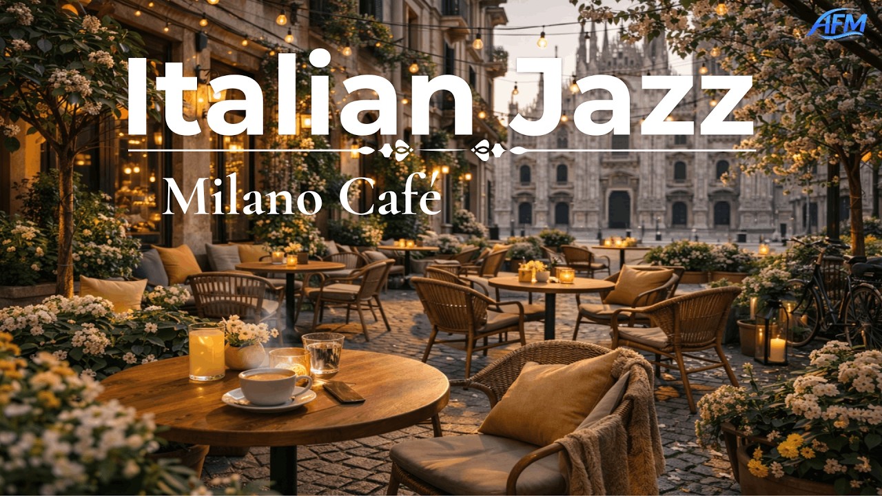 Milano Night Café ☕✨ | Elegant Italian Jazz & Warm Ambience for Study & Relax