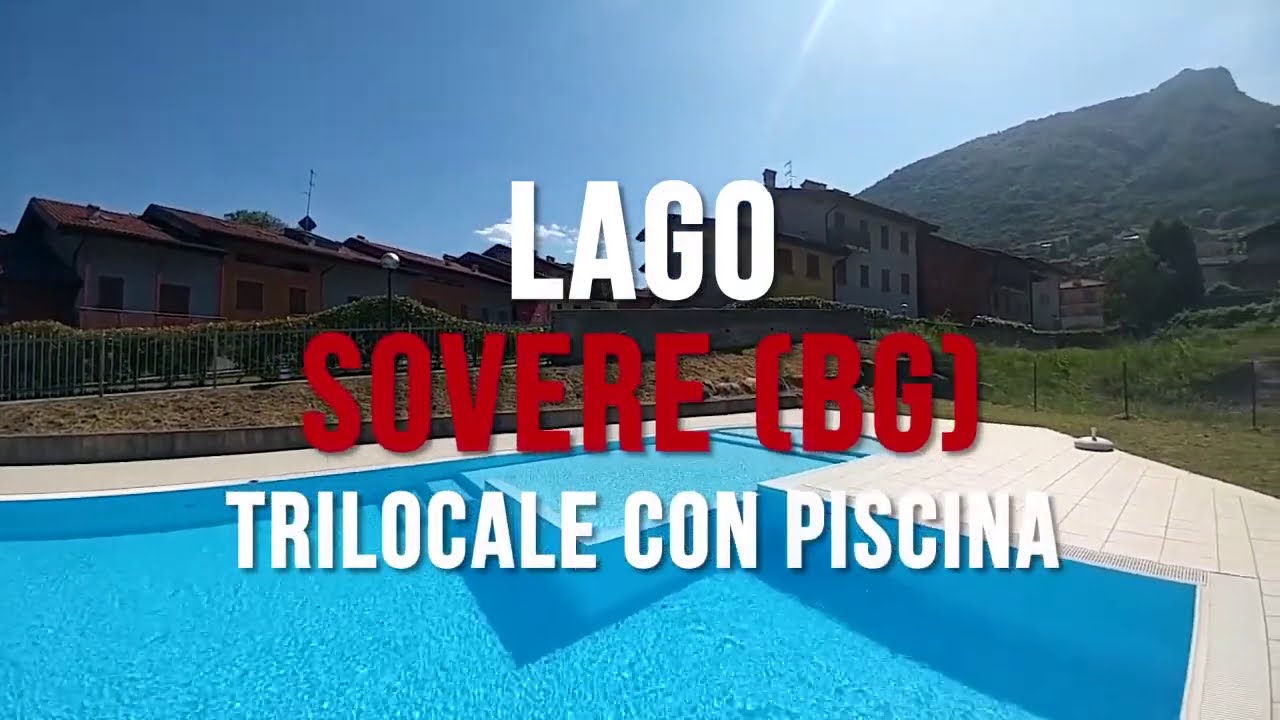 NON PIÙ DISPONIBILE: LAGO D'ISEO - SOVERE (BG), nuovo trilocale con piscina a €98.700