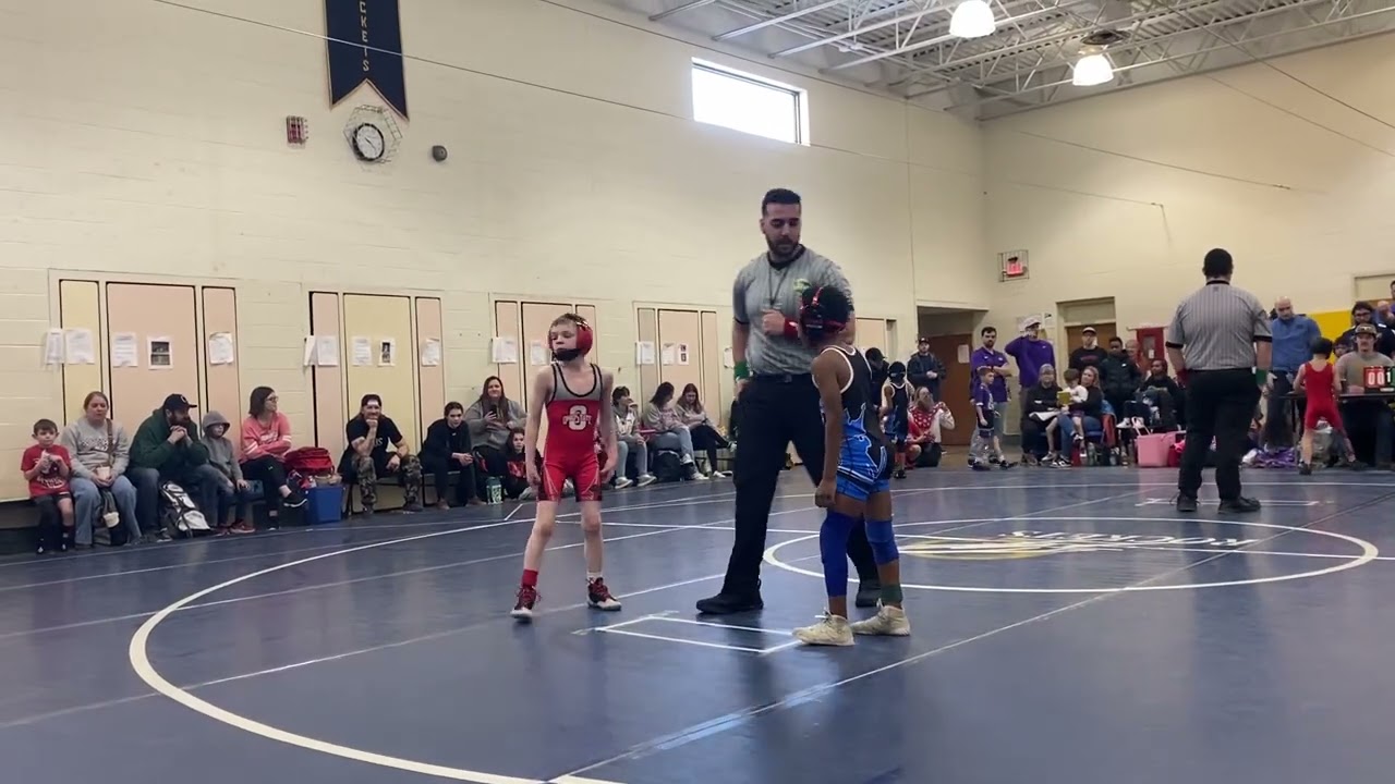 Streetsboro Open 3/1/2026 match 1. AJ wins by major dec 9-1