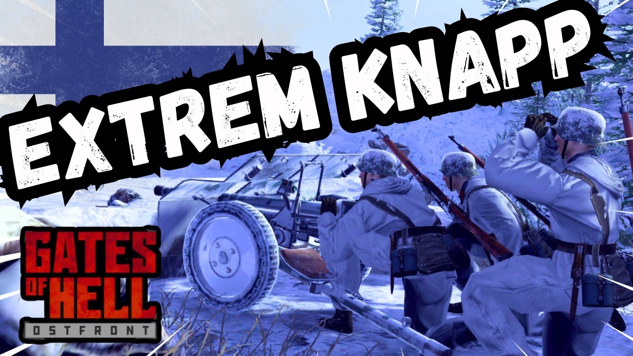 Zittersieg oder Niederlage? (Extrem knappes Match als Finnland) I Gates of Hell Ostfront I