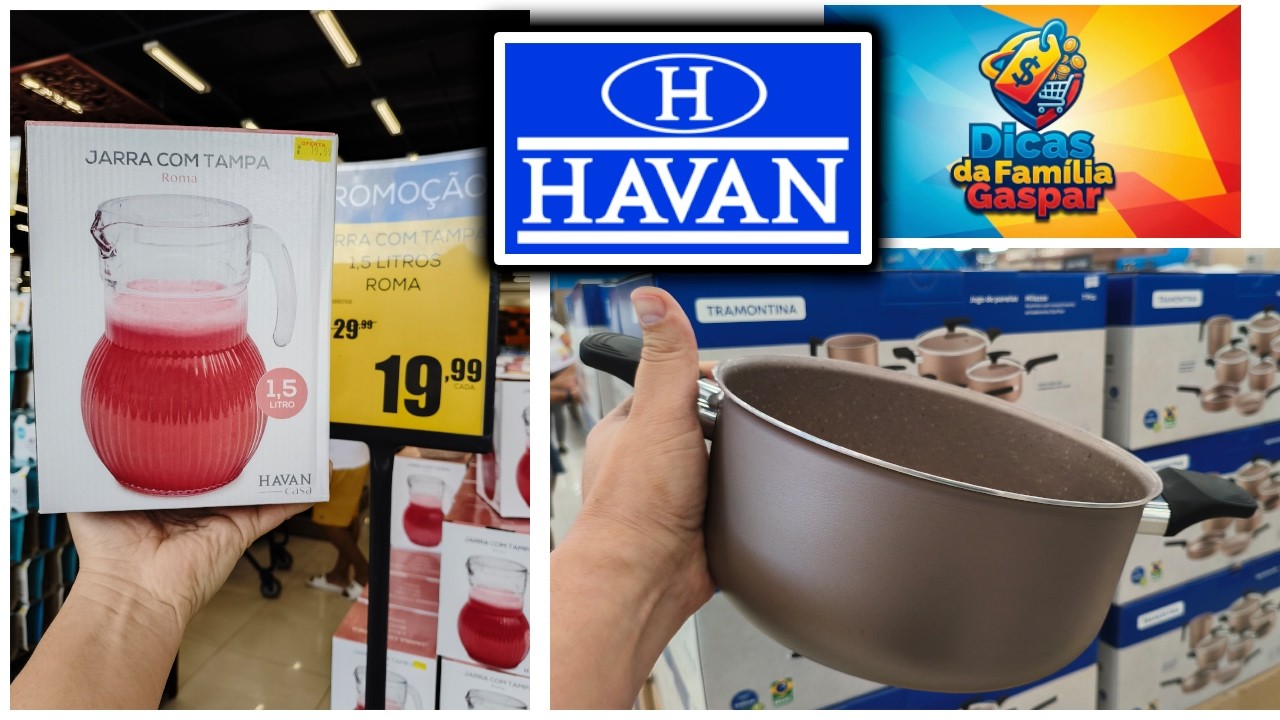 DICA! JARRA EM PROMOÇÃO NA HAVAN