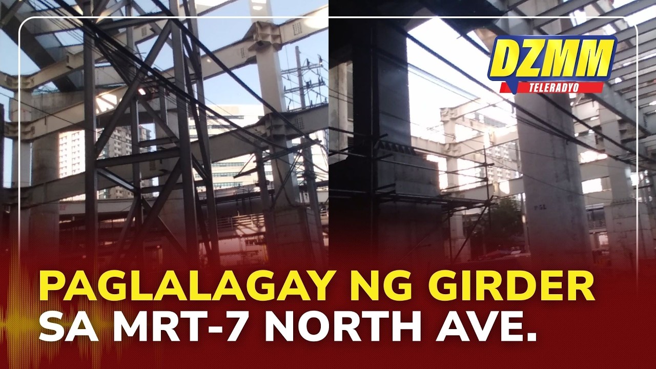 Paglalagay ng girder sa MRT-7 North Ave., patuloy | DZMM Teleradyo (03 February 2026)