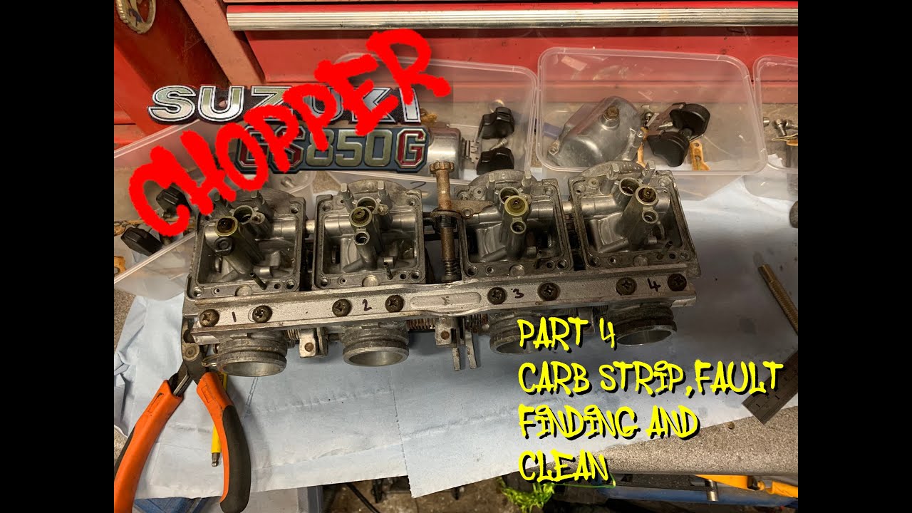 Suzuki GS850 Chop TLC, часть 4 — карбюраторная полоса, поиск неисправностей и чистка Mikuni BS34SS