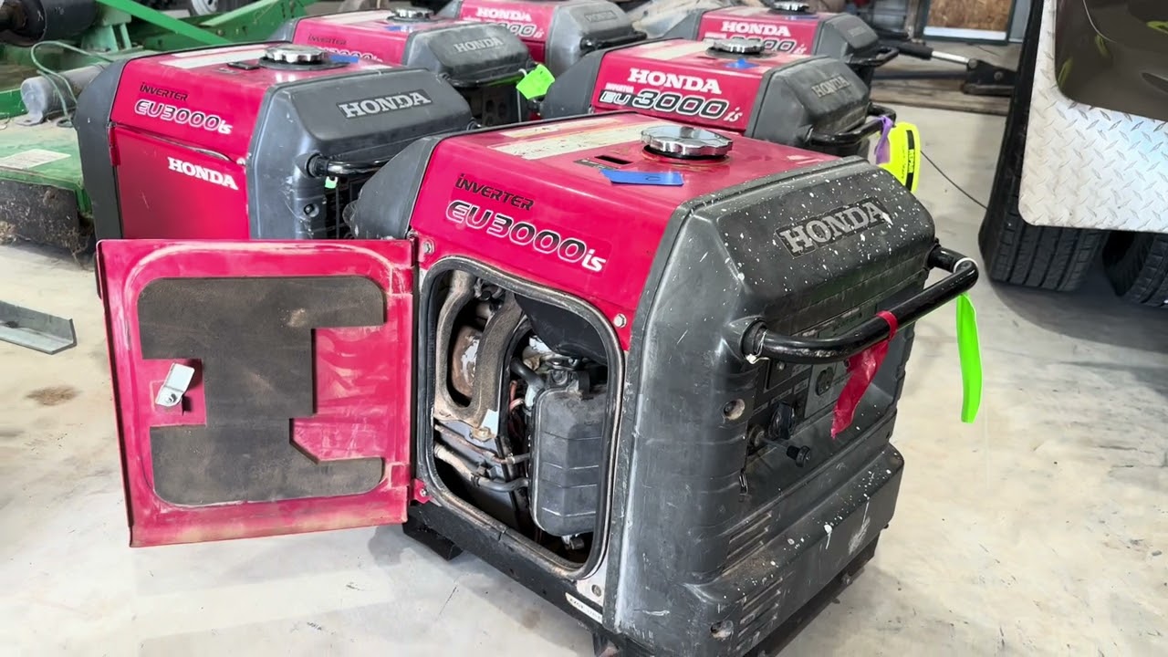 I bought 7 Honda EU3000IS Generators! Can I fix all of them? Part 1