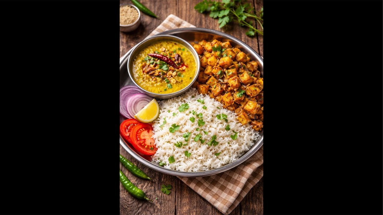 🔴LIVE Aalu fry daal chawal  😍