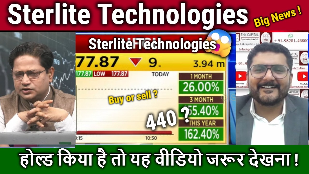 Sterlite Technologies latest news,buy or sell ?sterlite technologies stock analysis,target 2026