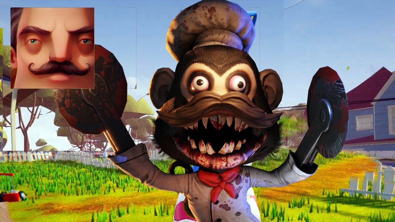 Hello Neighbor - My New Neighbor Chef Monkey (Dark Deception) Act 3 Gameplay Walkthrough