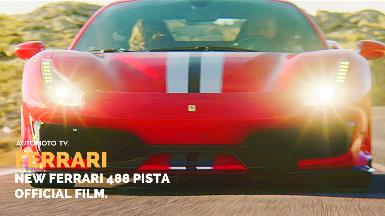 2019 Ferrari 488 PISTA Film official.