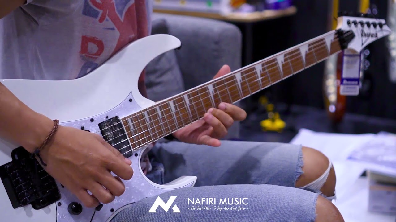 IBANEZ RG350DXZ ELECTRIC GUITAR IN WHITE : Nafiri Music Kelapa Gading