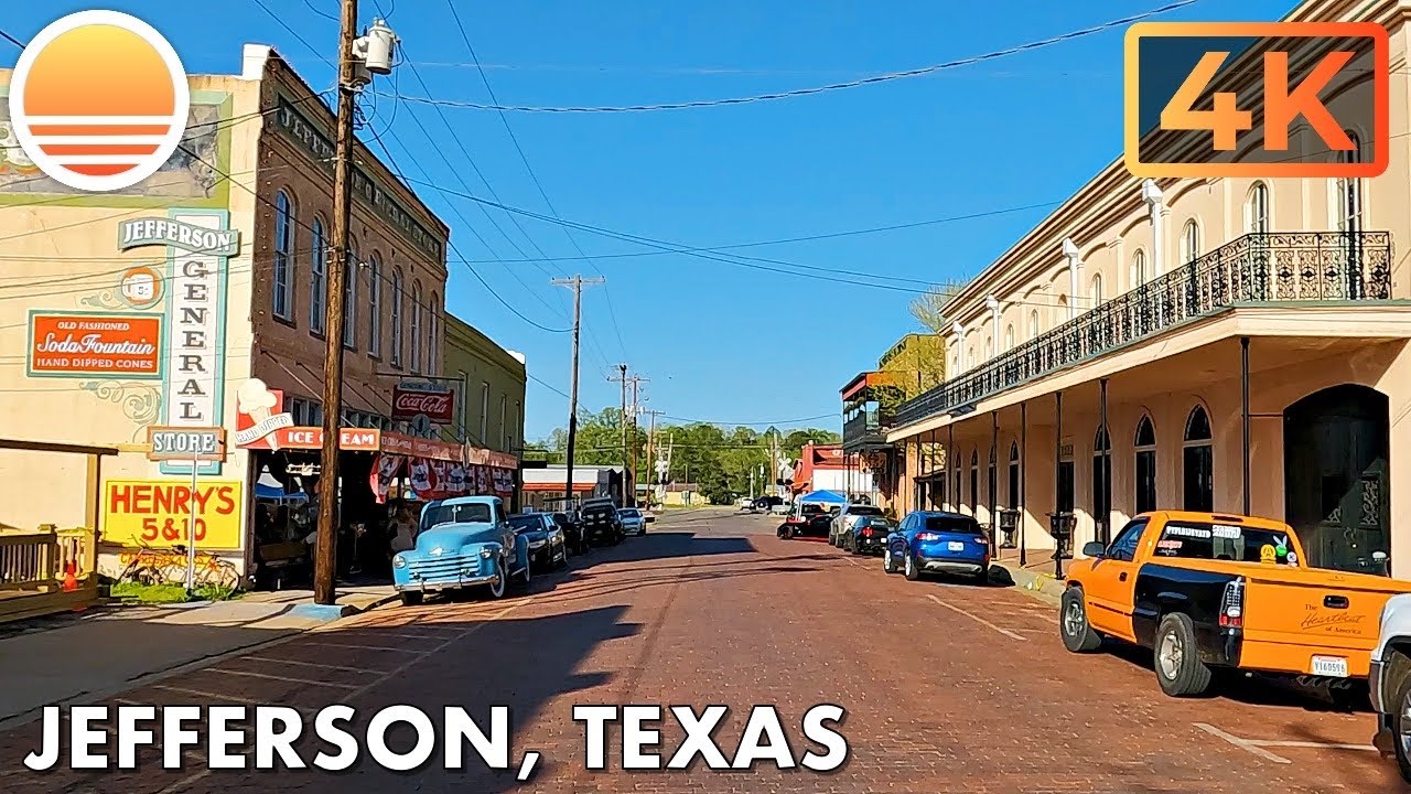 Jefferson, Texas!  Drive with me in a Texas town!
