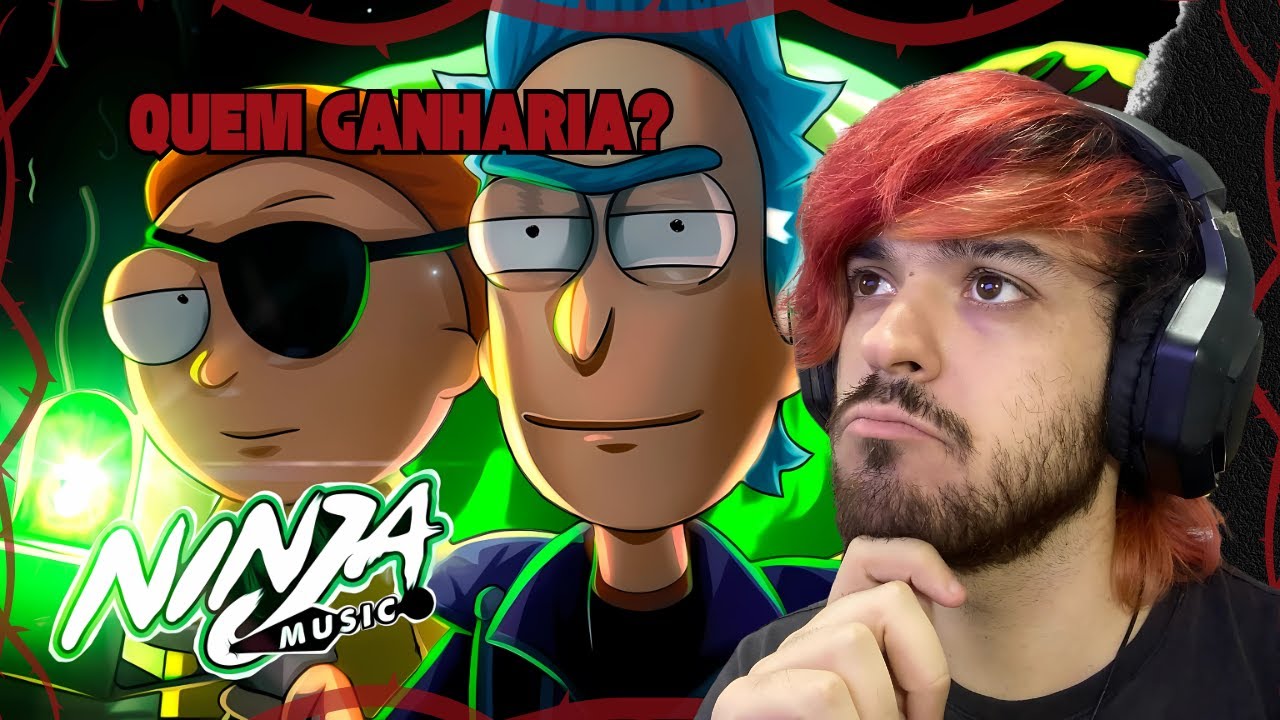 GENIOS! Melhor Versão | Evil Morty - Rick Prime - Doofus Jerry | Ninja Feat. ‪Neko e ‪blk‬  - REACT!