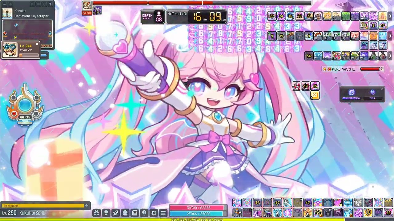[MapleSEA-Aquila] Chaos Kalos solo - Angelic Buster