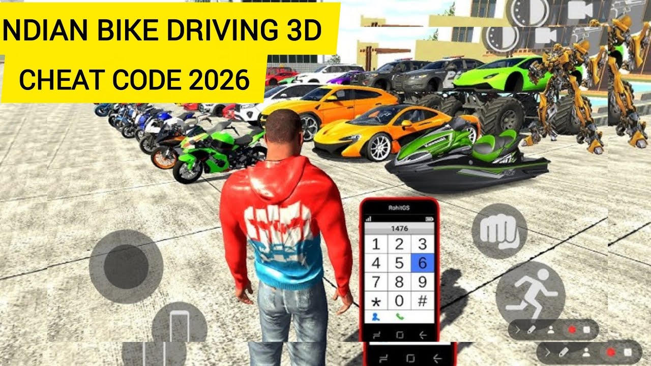 NEW UPDATE ALL CHEAT CODE 2026 in Indian Bike Driving 3D | NEW CHEAT CODE 2026#youtubevideos