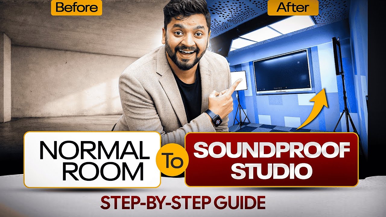 Normal Room ko Pro Studio Kaise Banaye? | Soundproof Studio Setup India 🎥