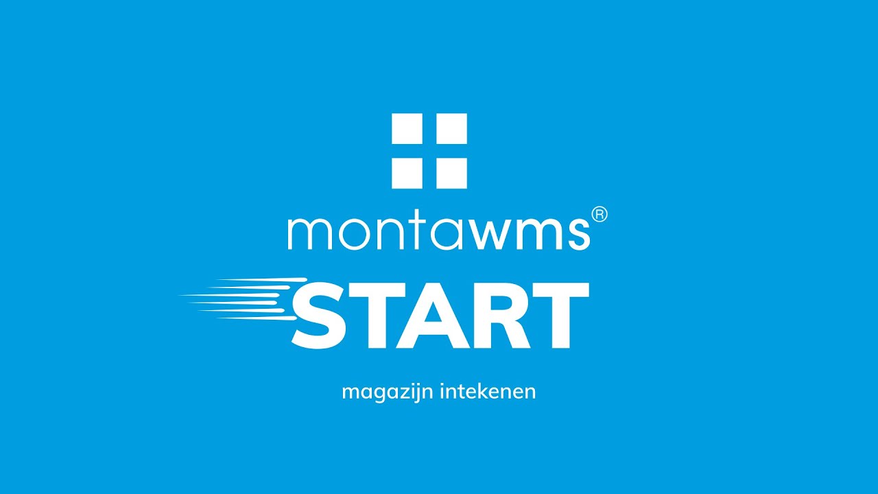 MontaWMS Start: magazijn intekenen