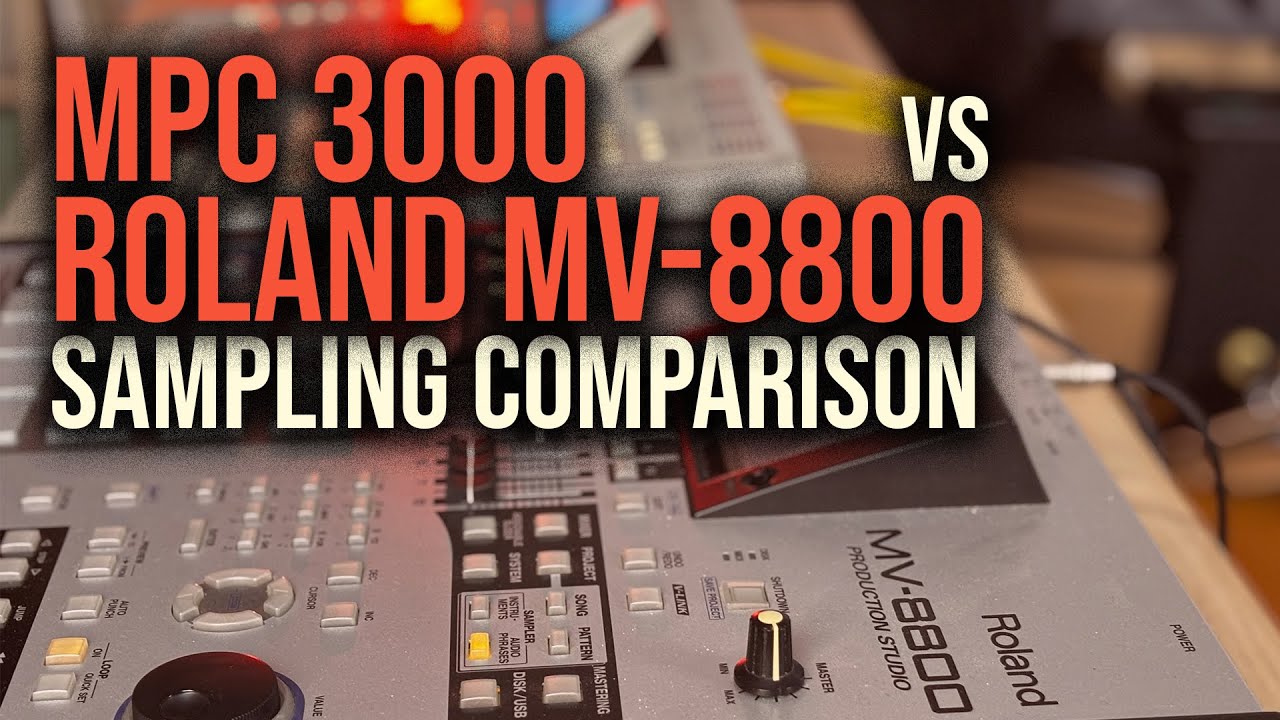 Akai MPC 3000 vs Roland MV-8800 - Sampling Comparison | #mpc3000 #mv8800 |