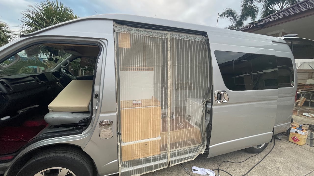 รถนอนมีห้องน้ำ ตกแต่งภายในคันนี้ 250,000 บาท โดย Campervan Thailand By Lucky Ep.56