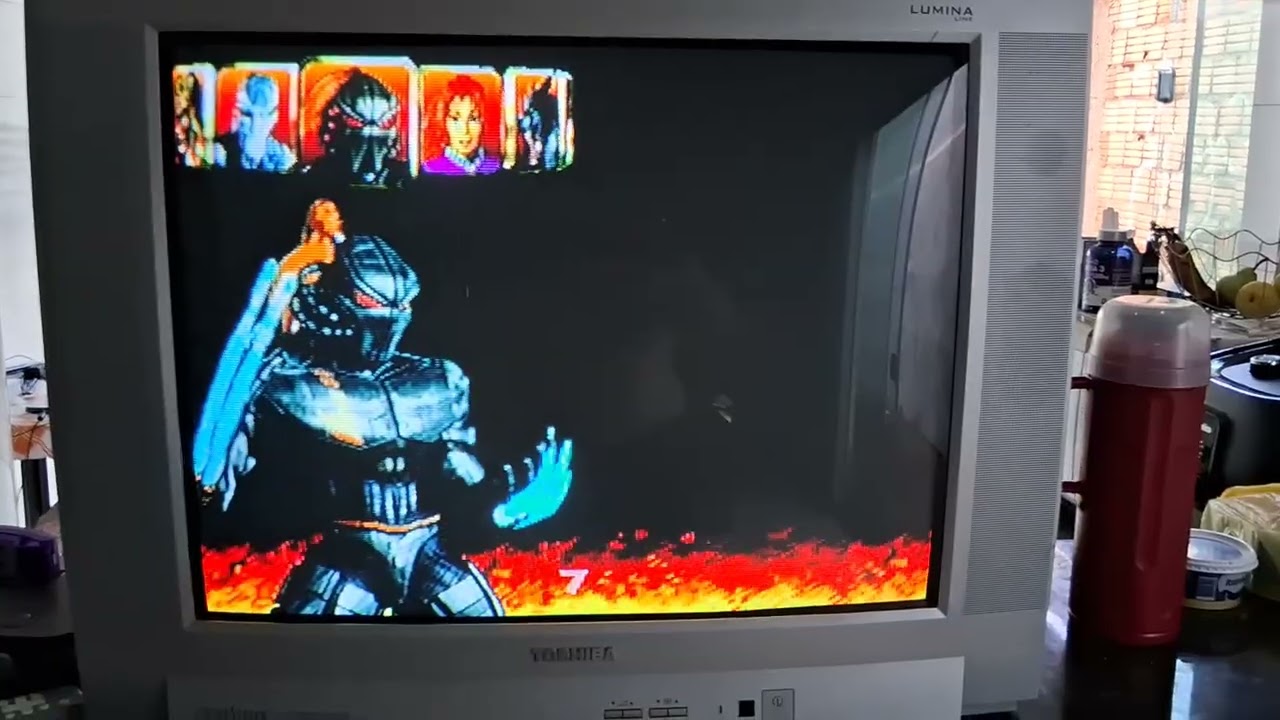 TV TOSHIBA RODANDO NINTENDO 64