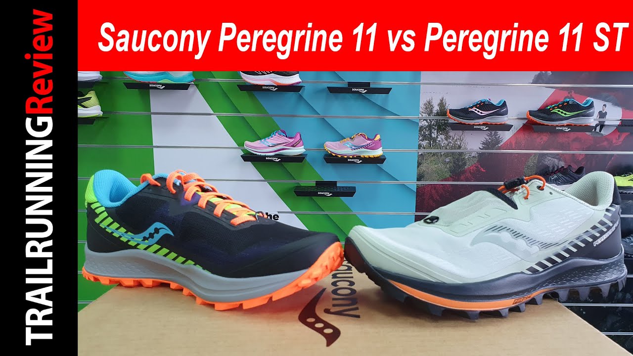 Comparativa Saucony Peregrine 11 vs Saucony Peregrine 11 ST