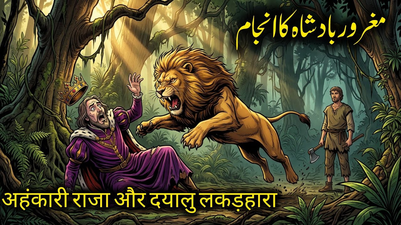 Maghroor Badshah Aur Wafadar Sher | Dilchasp Islami Kahani | Sachi Kahani Jo Zindagi Badal De