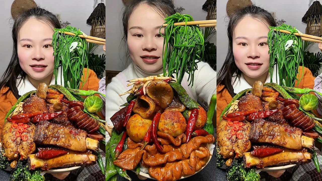 👩‍🍳🔥 Yummy Homemade Dishes – Hot and Ready! Enjoy Meat, Fish & Fresh Boiled Greens!🥩 🌶️
