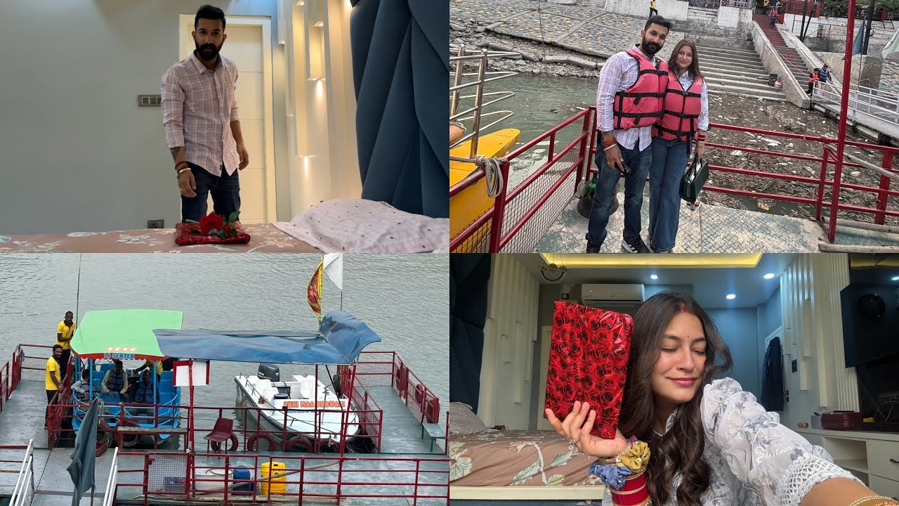 😍Gifts Unboxing😍| 🚤 Boating Together 😍 | #kushanjal #loveforever