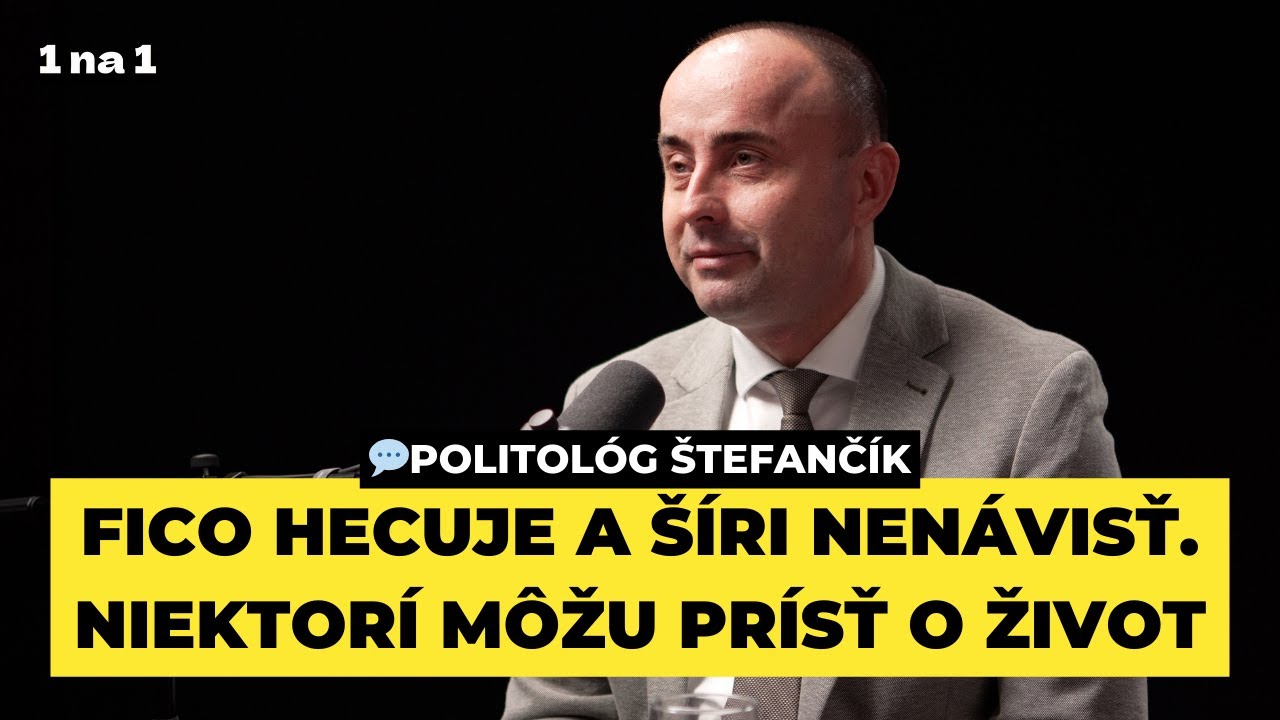 Politológ Štefančík: Šutaj Eštok v Hlase nikdy nemal autoritu. Fico si musí priznať túto vec | 1na1