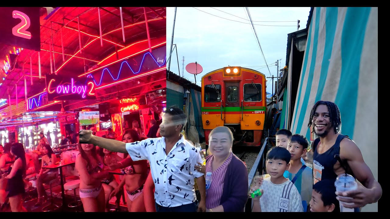 WE VISITED THAILAND'S MOST FAMOUS MARKET AND RED LIGHT DISTRICT!!!