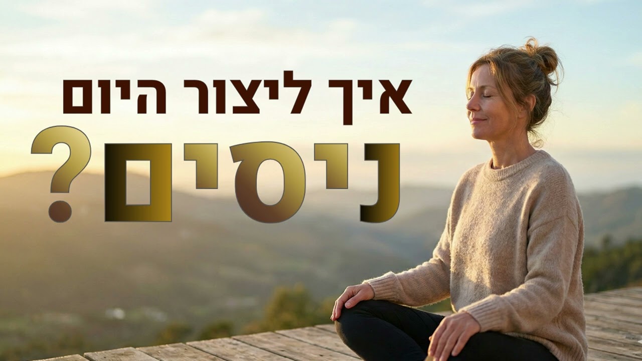 מדיטציית בוקר ליצירת ניסים: המטען המהיר ליום מושלם