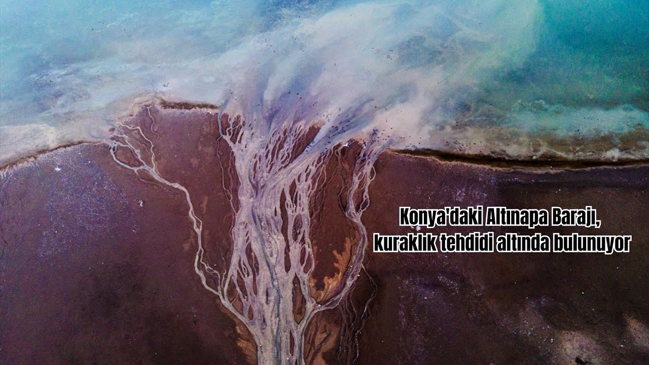 Konya'daki ​Altınapa Barajı, kuraklık tehdidi altında bulunuyor