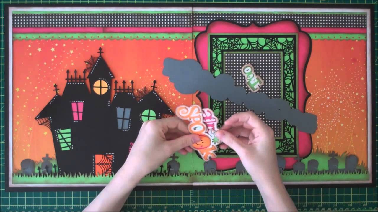 Faith Abigail Designs - Too Cute to Spook Scrapbook Layout