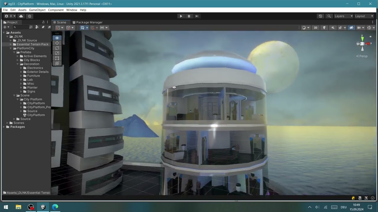 SciFi Platform City - Unity 3D Asset, Review