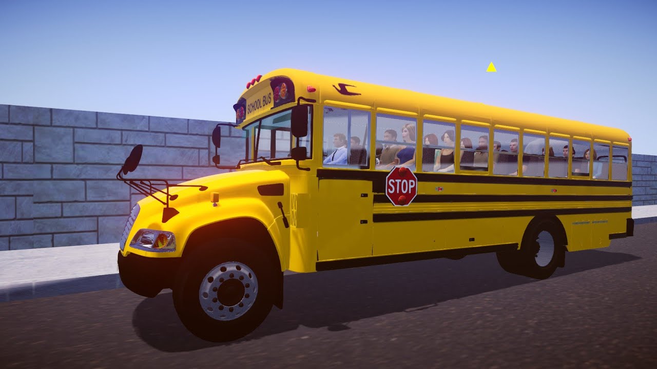 Proton Bus Simulator Road | Blue Bird Vision | Autobus Escolar | Mapa Santa Rita PB