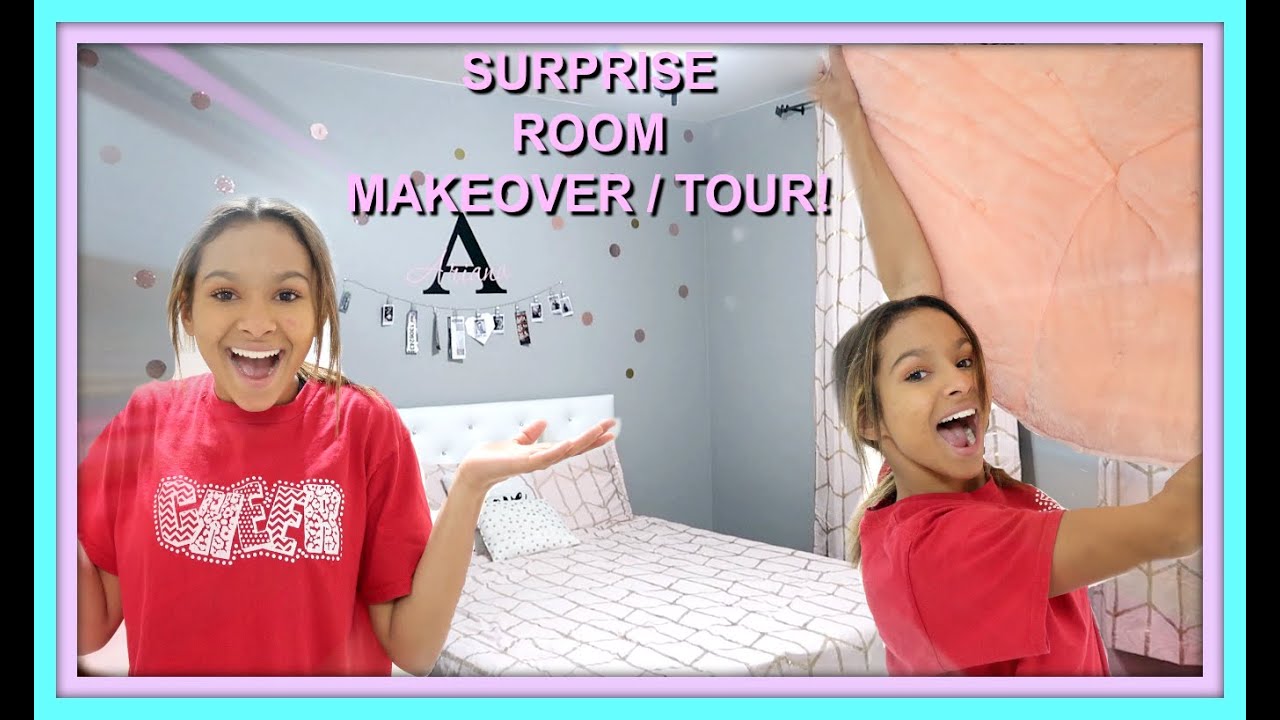 SURPRISE ROOM MAKEOVER! | BEDROOM TOUR